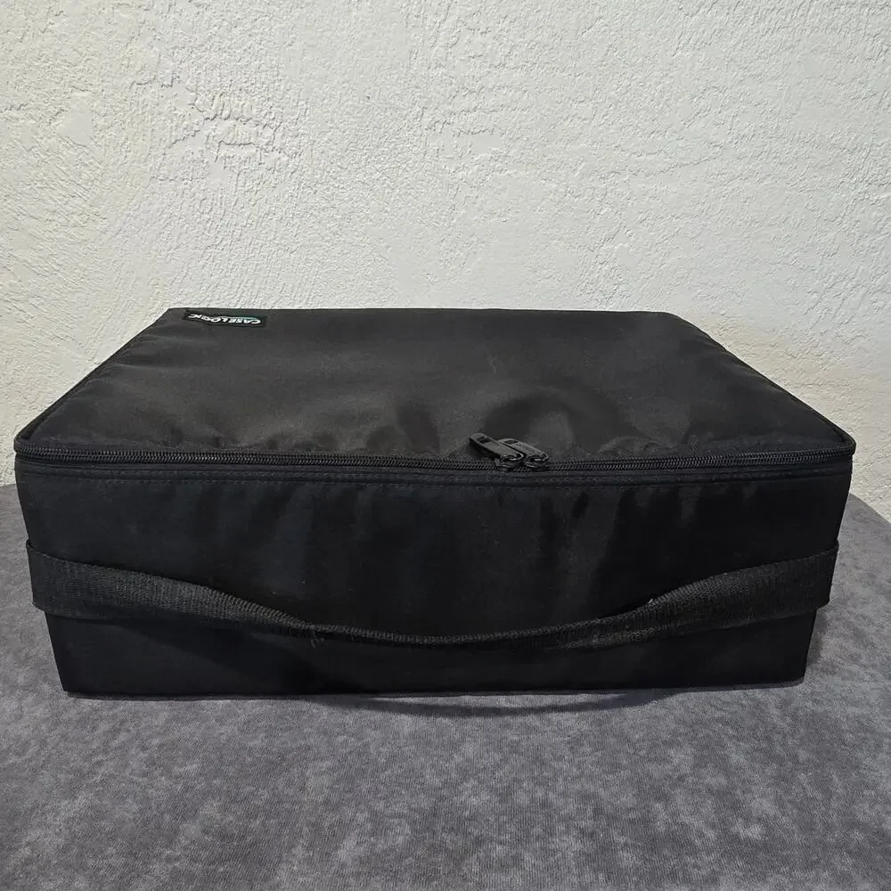 Case Logic CD Jewel Case Holder Removable Mountable Tray Travel Hand Bag 60 CD's